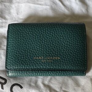 Marc Jacobs Teal Leather Wallet